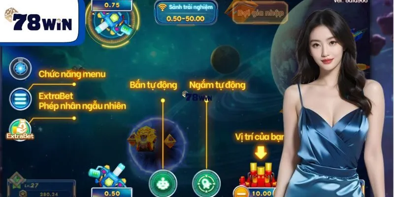 Hướng dẫn thao tác và chiến đấu trong game săn cá vũ trụ